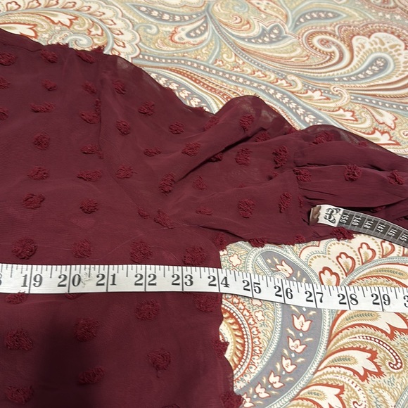 NWT XXL MIHOLL Women's V Neck Short Sleeve Ruffle Loose Summer Flowy Mini Dress - Picture 6 of 13